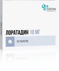 Лоратадин 10мг таб. №30 (ОЗОН ООО)