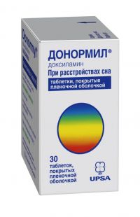 Донормил 15мг таб.п/об.пл. №30 (BRISTOL-MYERS SQUIBB FRANCE)