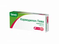 Карведилол-тева 12.5мг таб. №30 (TEVA OPERATIONS POLAND SP Z.O.O.)