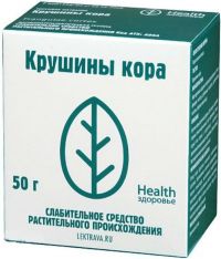 Крушины кора 50г №1 пач. (ЗДОРОВЬЕ ФИРМА ООО)