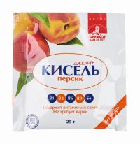 Кисель джели на фруктозе 25г персик (БИОКОР ООО)