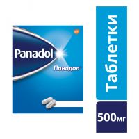 Панадол 500мг таб.п/об.пл. №12 (GLAXOSMITHKLINE DUNGARVAN LTD.)