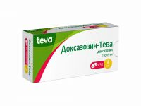 Доксазозин-тева 4мг таб. №30 (TEVA PHARMACEUTICAL WORKS PRIVATE CO.)