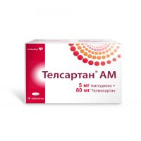 Телсартан ам 5мг+80мг таб. №28 (DR.REDDYS LABORATORIES LTD.)