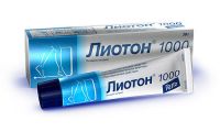 Лиотон 1000 30г гель д/пр.наружн. №1 туба (MENARINI A. PHARMACEUTICAL INDUSTRYS GROUP)