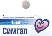 Симгал 10мг таб.п/об. №28 (IVAX PHARMACEUTICALS S.R.O.)