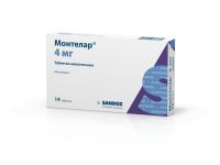 Монтелар 4мг таб.жев. №14 (SANDOZ GMBH/ SALUTAS PHARMA GMBH)