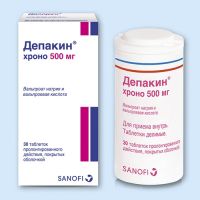 Депакин хроно 500мг таб.п/об.пролонг. №30 (SANOFI-WINTHROP INDUSTRIE_3)