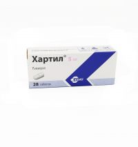 Хартил 5мг таб. №28 (EGIS PHARMACEUTICALS PLC)