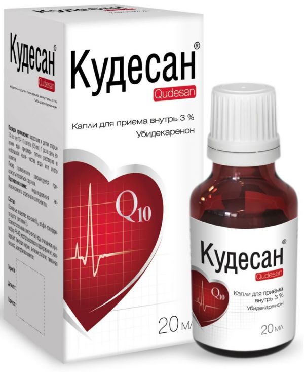 Кудесан 3% 20мл капли д/пр.внутр. №1 фл.-кап.