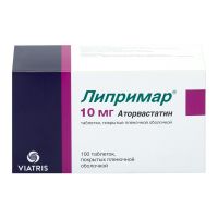 Липримар 10мг таб.п/об.пл. №100 (PFIZER PHARMACEUTICALS LLC/ PFIZER MNF DEUTSCHLAND GMBH_2)