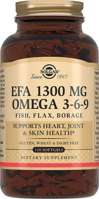 Солгар комплекс жк 1300мг. омега 3-6-9 капс. №120 (SOLGAR VITAMIN AND HERB)