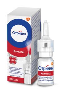 Отривин комплекс 0,6мг/мл+0,5мг/мл 10мл спрей наз.доз. №1 фл.-доз. (NOVARTIS CONSUMER HEALTH S.A.)