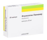 Флуоксетин 20мг капс. №20 (LANNACHER HEILMITTEL GMBH/ G.L.PHARMA GMBH)