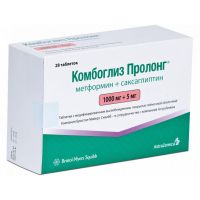 Комбоглиз пролонг 1000мг+5мг таб.п/об.пл.модиф.высв. №28 (ASTRAZENECA PHARMACEUTICAL LP)