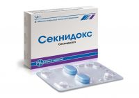 Секнидокс 1г таб.п/об.пл. №2 (WORLD MEDICINE ILAC SAN. VE TIC. A.S.)