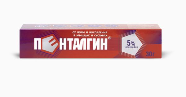 Пенталгин экстра-гель 5% 30г гель №1