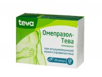 Омепразол-тева 10мг капс. №28 (TEVA PHARMA S.L.U.)