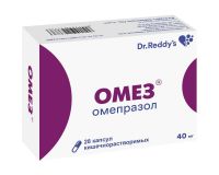 Омез 40мг капс.киш/раств. №28 (DR.REDDYS LABORATORIES LTD.)