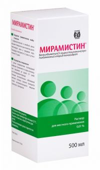 Мирамистин 0,01% 500мл р-р д/пр.местн. №1 фл. (ИНФАМЕД ООО)