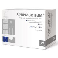 Феназепам 1мг/мл 1мл р-р д/ин.в/в.,в/м. №10 амп. (НОВОСИБХИМФАРМ ОАО_2)