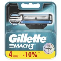 Жиллетт mach 3 кассета сменная №4 (GILLETTE DEUTSCHLAND GMBH&CO.OHG)