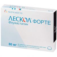 Лескол форте 80мг таб.п/об.пролонг. №28 (NOVARTIS PHARMACEUTICA S.A.)