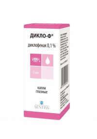 Дикло-ф 0.1% 5мл капли глазн. №1 фл.-кап. (SENTISS PHARMA PVT. LTD.)