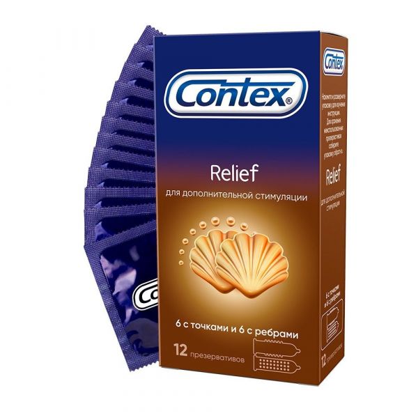 Презерватив contex №12 relief