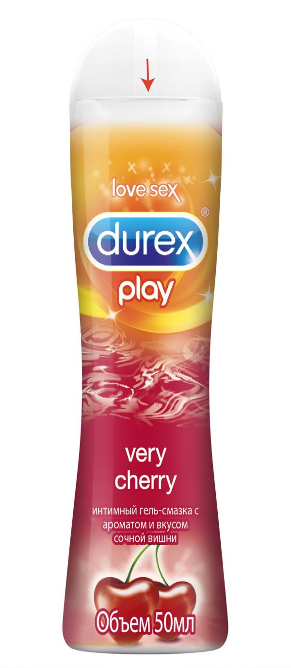 Гель смазка durex play 50мл cherry