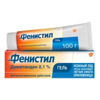 Фенистил 0,1% 100г гель д/пр.наружн. №1 туба (NOVARTIS CONSUMER HEALTH S.A.)