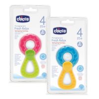 Чикко прорезыватель fresh relax с 4 мес. кольцо 310411099 голубой (CHICCO)