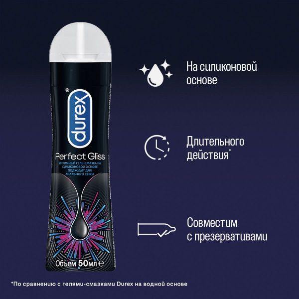 Гель смазка durex play 50мл perfect gliss (Reckitt benckiser healthcare manufacturing ltd.)