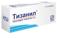 Тизанил 4мг таб. №30 (SIMPEX PHARMA PVT LTD)