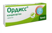 Ордисс 16мг таб. №30 блистер (TEVA PHARMACEUTICAL INDUSTRIES LTD.)