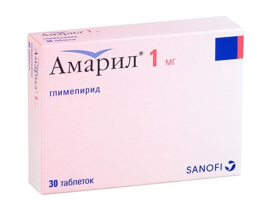 Амарил 1мг таб. №30 (Sanofi-aventis s.p.a.)