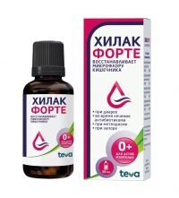 Хилак форте 30мл капли д/пр.внутр. №1 флакон-капельница (RATIOPHARM GMBH)