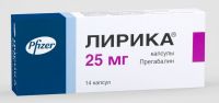 Лирика 25мг капс. №14 (PFIZER MANUFACTURING DEUTSCHLAND GMBH)