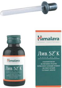 Лив 52 к 60мл капли д/пр.внутр. №1 фл.-кап. (HIMALAYA DRUG CO.)