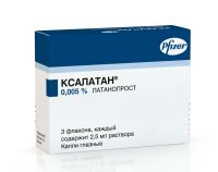 Ксалатан 0.005% 2.5мл капли глазн. №3 фл.-кап. (PFIZER MANUFACTURING DEUTSCH.GMBH/ PFIZER PHARMACEUTICALS LLS)