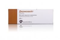 Дермовейт 0.05% 25г мазь д/пр.наружн. №1 туба (GLAXOSMITHKLINE PHARMACEUTICALS S.A.)