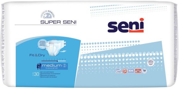 Сени подгузники super medium air №30 75-110 см