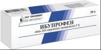 Ибупрофен 5% 25г мазь д/пр.наружн. №1 (БИОХИМИК АО)