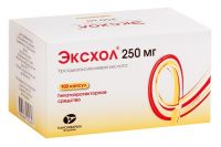 Эксхол 250мг капс. №100 (КАНОНФАРМА ПРОДАКШН ЗАО)