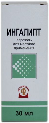 Ингалипт 30мл аэр.д/пр.местн. №1 фл.-доз. (АЛТАЙВИТАМИНЫ ЗАО)