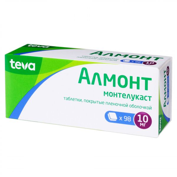 Алмонт 10мг таб.п/об.пл. №98 (Actavis ltd.)