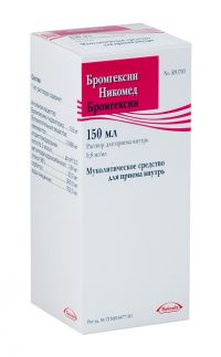 Бромгексин 0,8мг/мл 150мл р-р д/пр.внутр. №1 фл. (TAKEDA PHARMA SP.Z.O.O.)