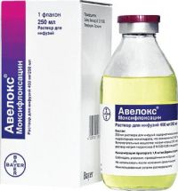 Авелокс 1.6мг/мл 250мл р-р д/инф. №1 фл. (BAYER PHARMA AG)