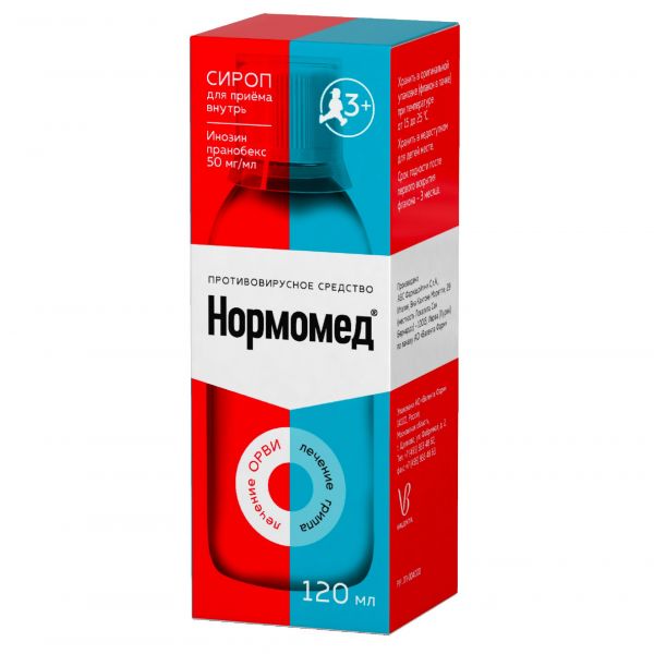 Нормомед 50мг/мл 120мл сироп №1 фл. (Abc farmaceutici s.p.a.)