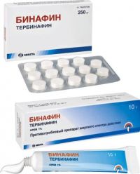 Бинафин 1% 10г крем д/пр.наружн. №1 туба (SHREYA LIFE SCIENCES PVT. LTD.)